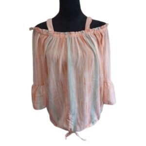 Absolutely Famous Women's Size Large Off Shoulder Blouse